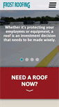 Mobile Screenshot of frost-roofing.com